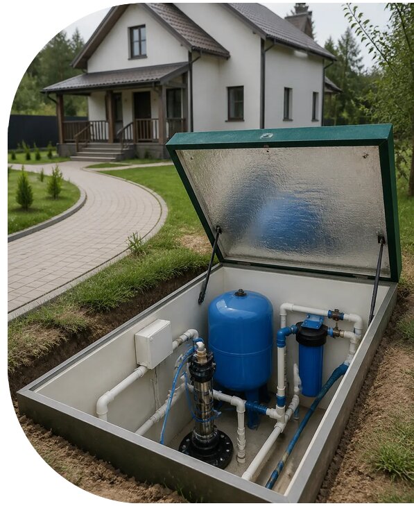 Автономное водоснабжение дома в Похвистневе от 153780 р. | АПаруса-Пхв